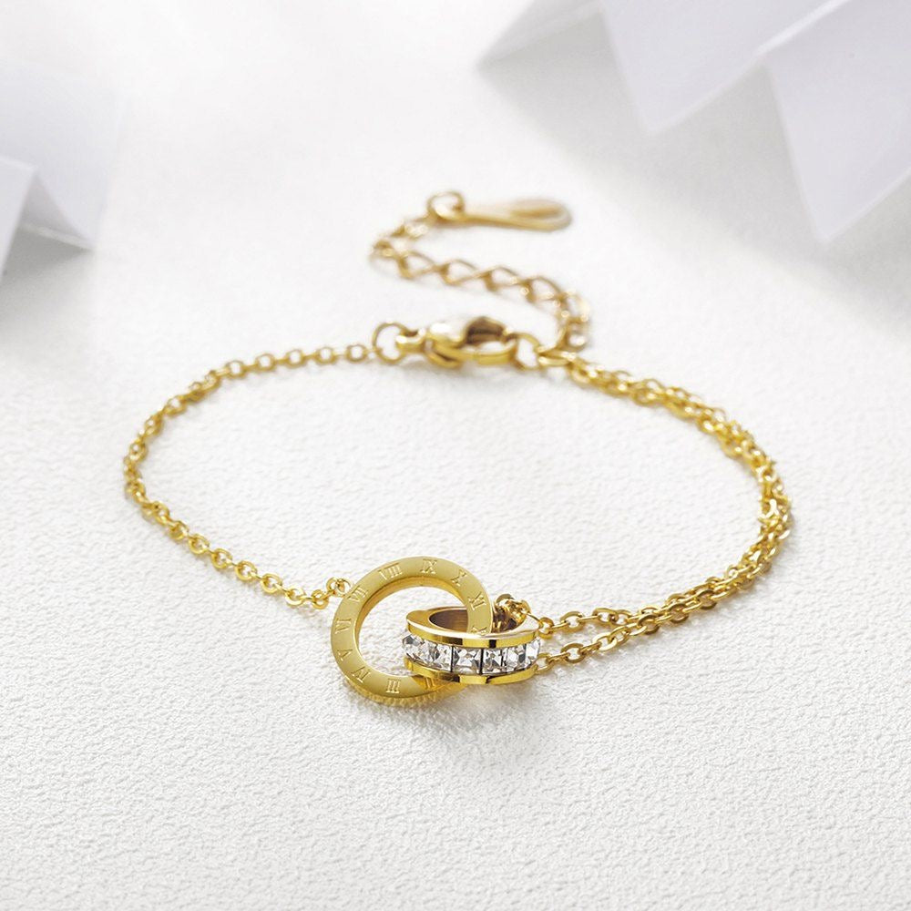 DOUBLE RING BRACELET