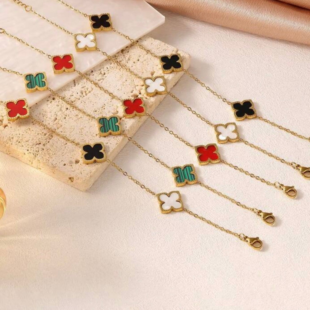 3 LEAF COLOR BRACELET