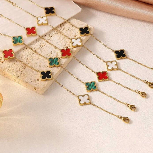 3 LEAF COLOR BRACELET