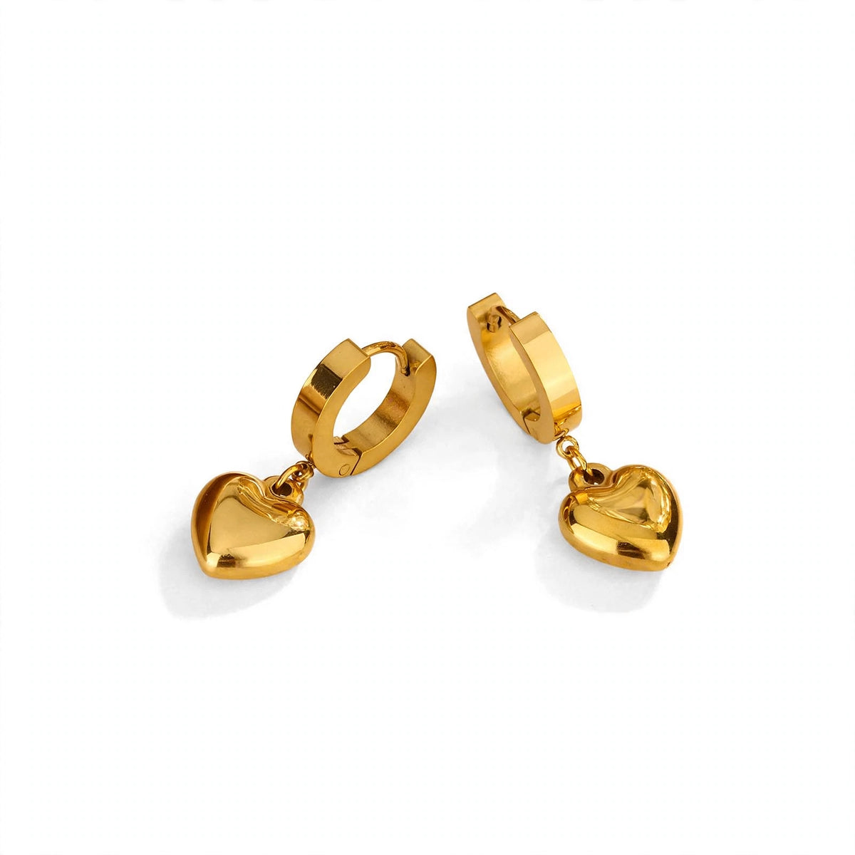 Heart of Zuri hoop earrings