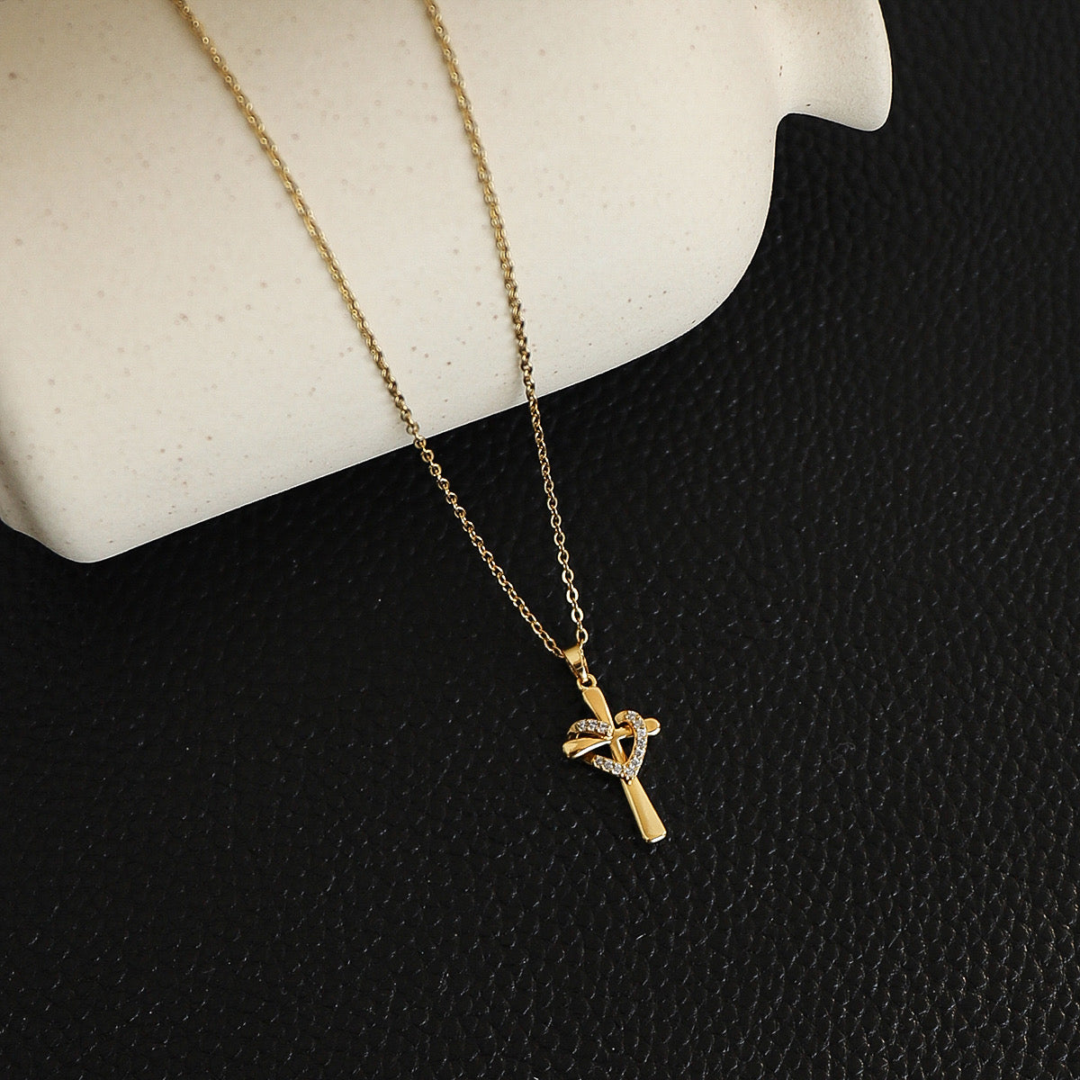 LOVE CROSS NECKLACE